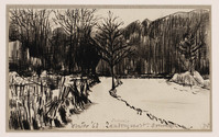 KT 2004 071
<br/>
Sneeuw. Zanderijvaart Overveen
<br/>
<em>Prenen, Harry (1915-1992)</em>